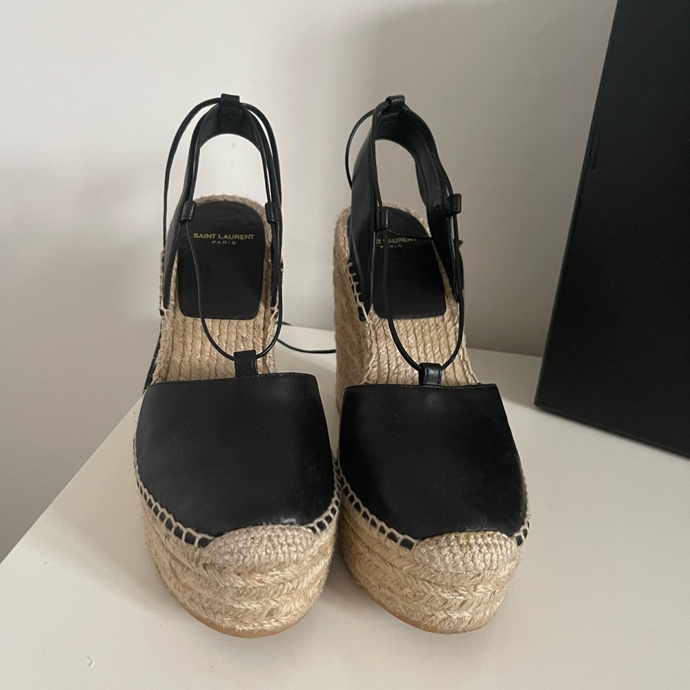 Authentic Saint Laurent Espadrilles - image 5